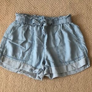 aerie paperbag shorts